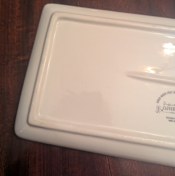 Green and White Gnome Platter - Picture 6 of 8